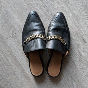 Calvin Klein chain mules